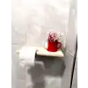 MASİF AHŞAP TUVALET KAĞIDI VE HAVLU TUTACAĞI