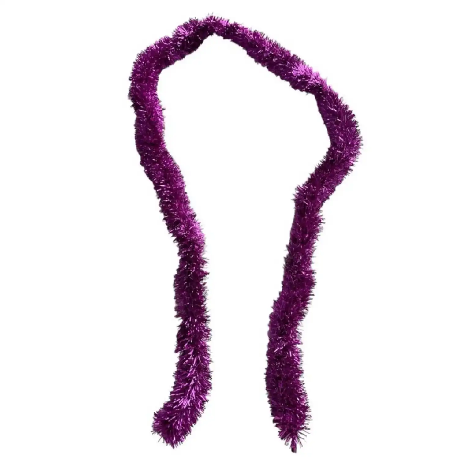 4lü Simli Yılbaşı Çam Ağacı Süsleri - 8 mt