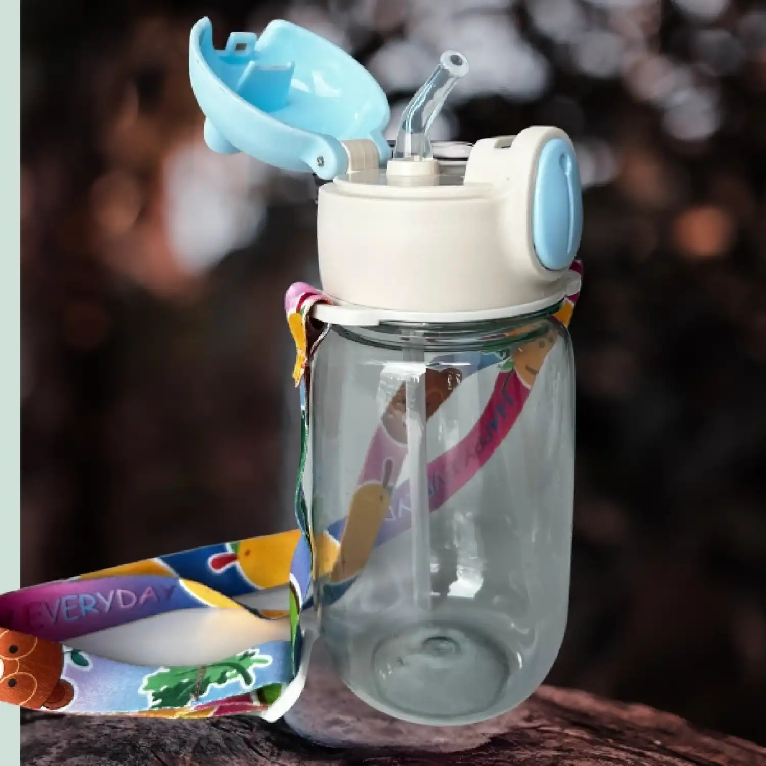 Ayıcıklı Çocuk Suluk ve Matarası-500 ml-Pembe