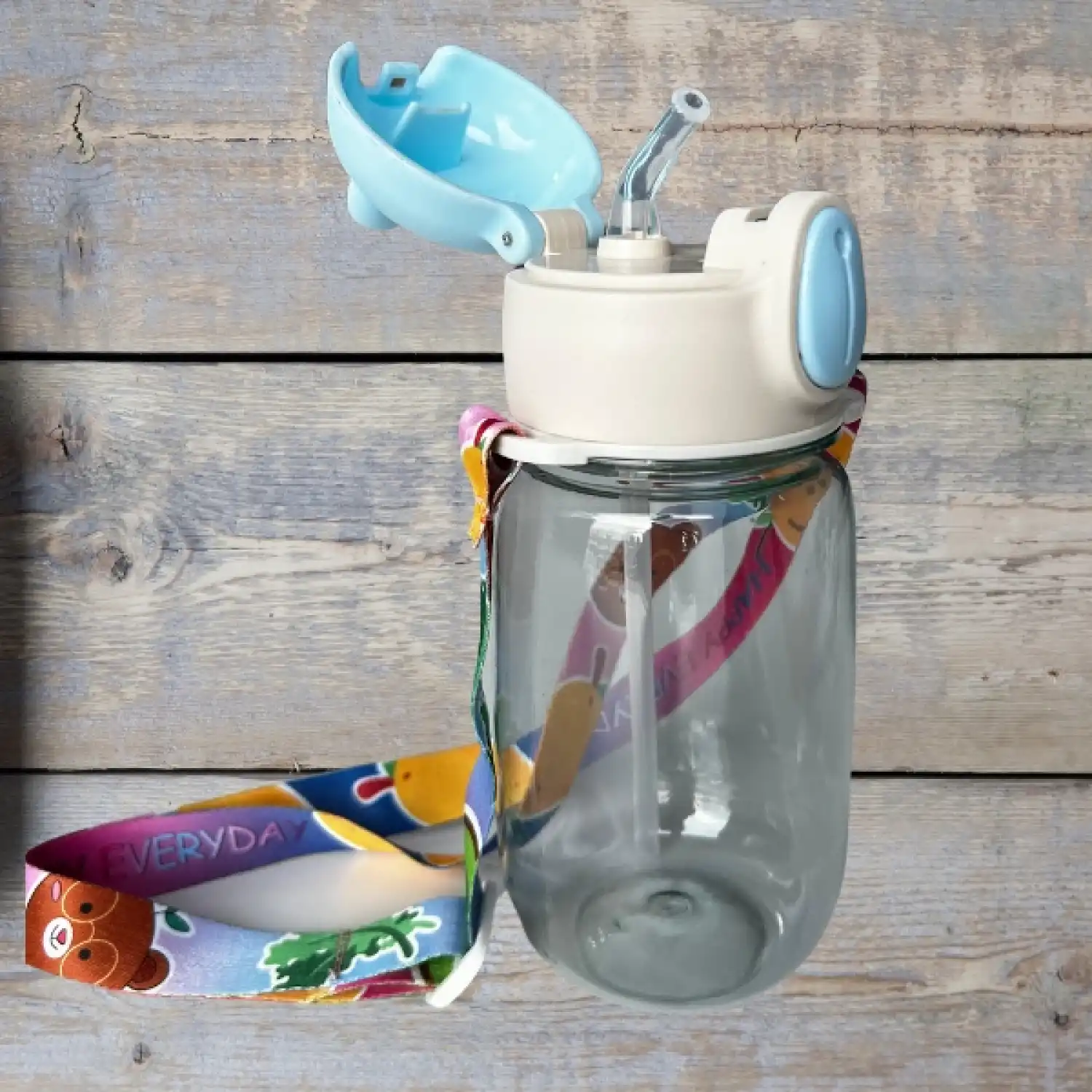 Ayıcıklı Çocuk Suluk ve Matarası-500 ml-Pembe