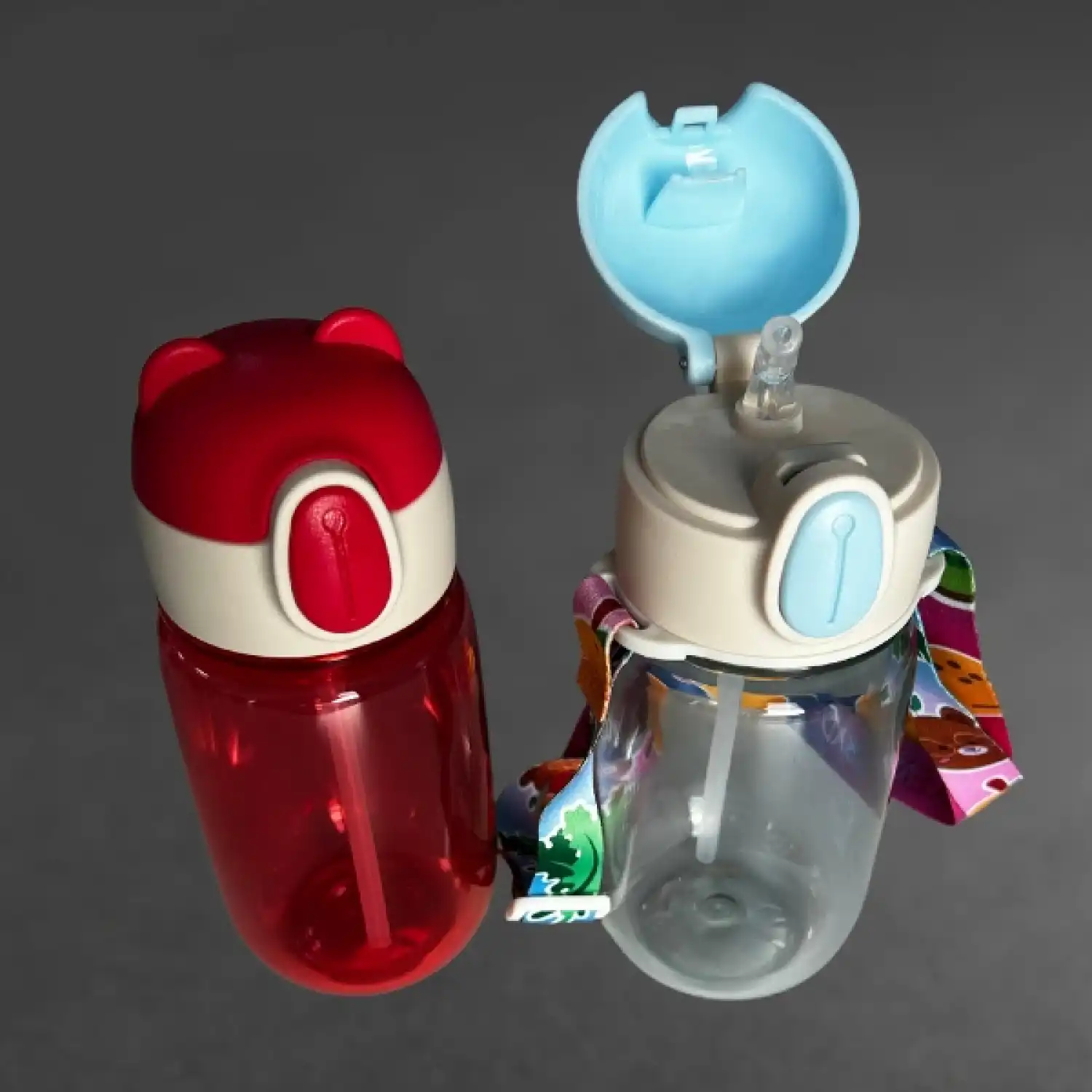 Ayıcıklı Çocuk Suluk ve Matarası-500 ml-Pembe