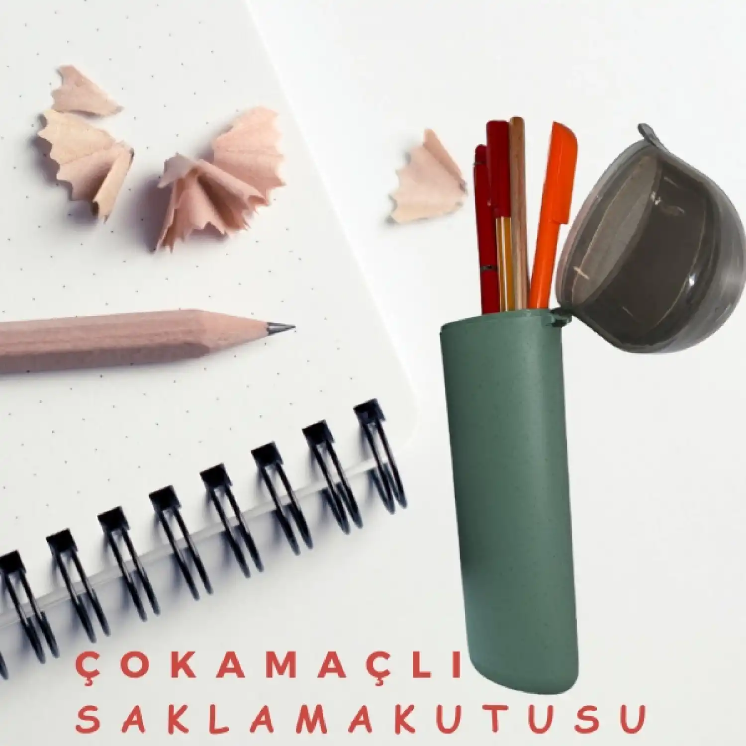 Çok Amaçlı Saklama Kutusu Kalemlik Diş Fırçası Kabı