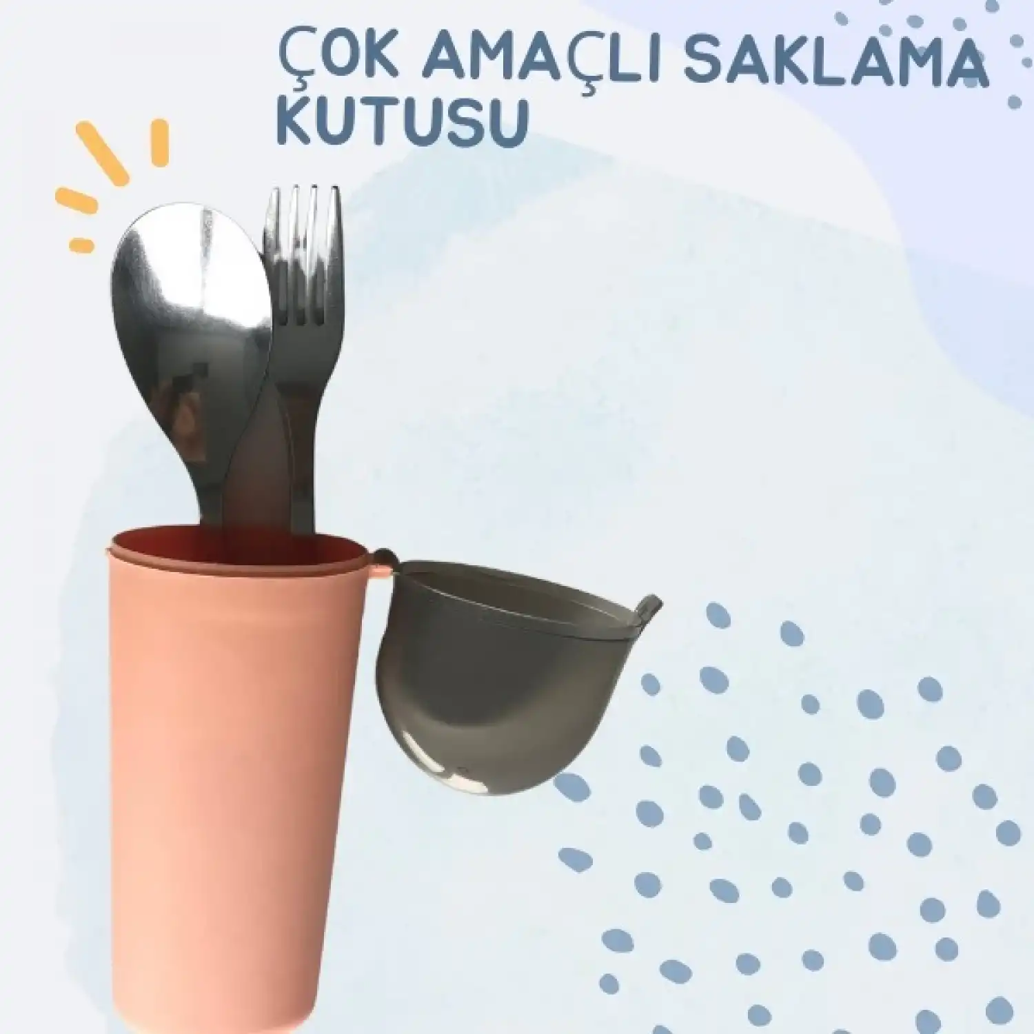 Çok Amaçlı Saklama Kutusu Kalemlik Diş Fırçası Kabı