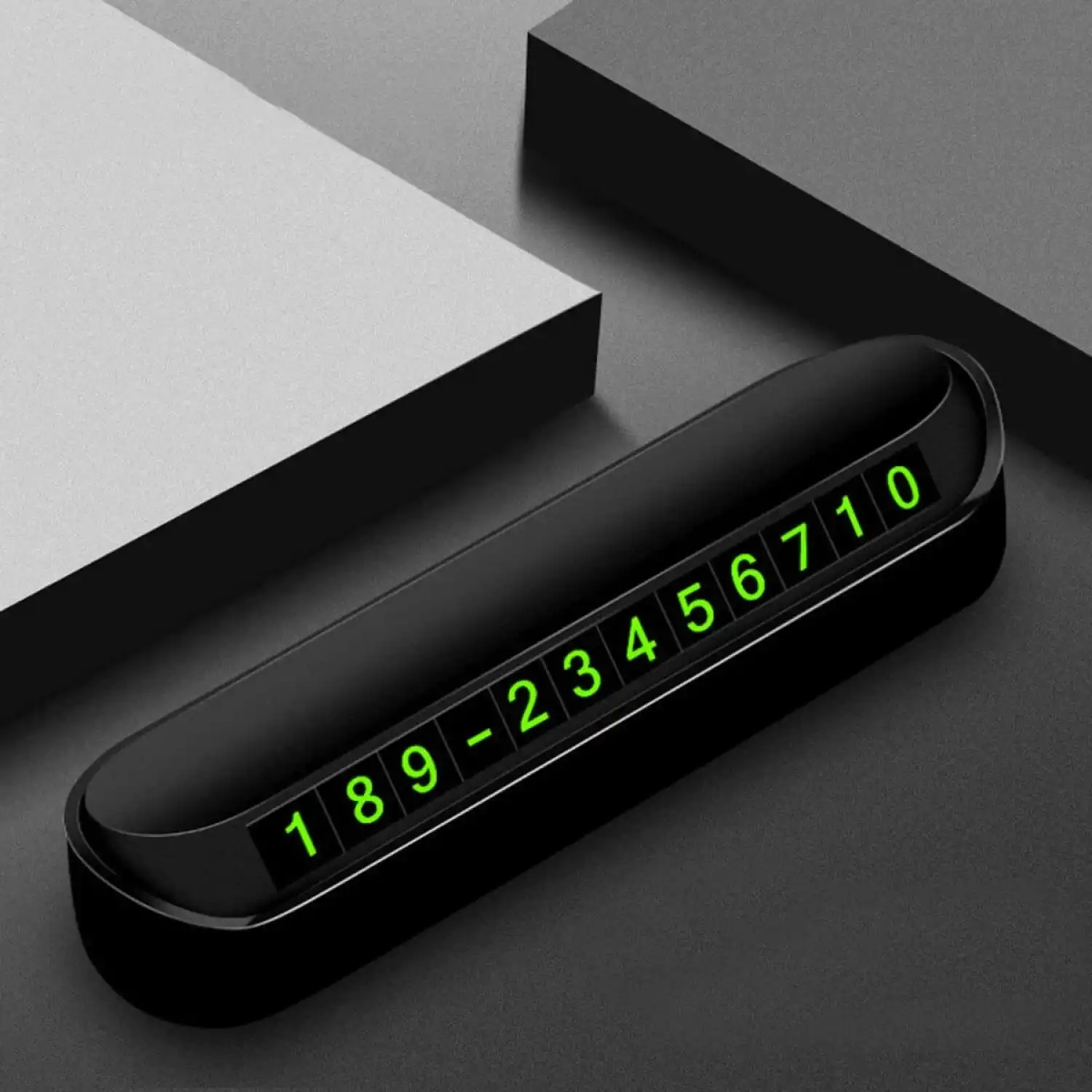 Fosforlu Açılır Kapanabilir Numaratör Ön Torpido Üstü Telefon Numarası Göstergesi