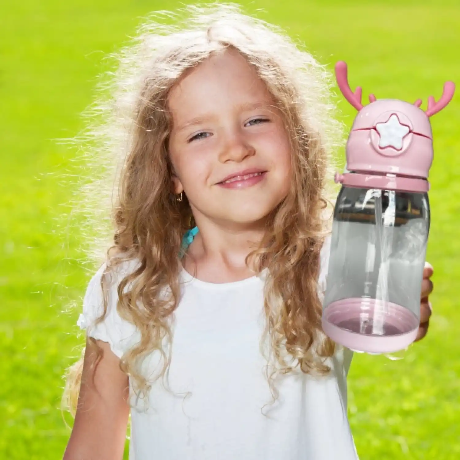 Geyikli Çocuk Suluk ve Matarası 500 ml