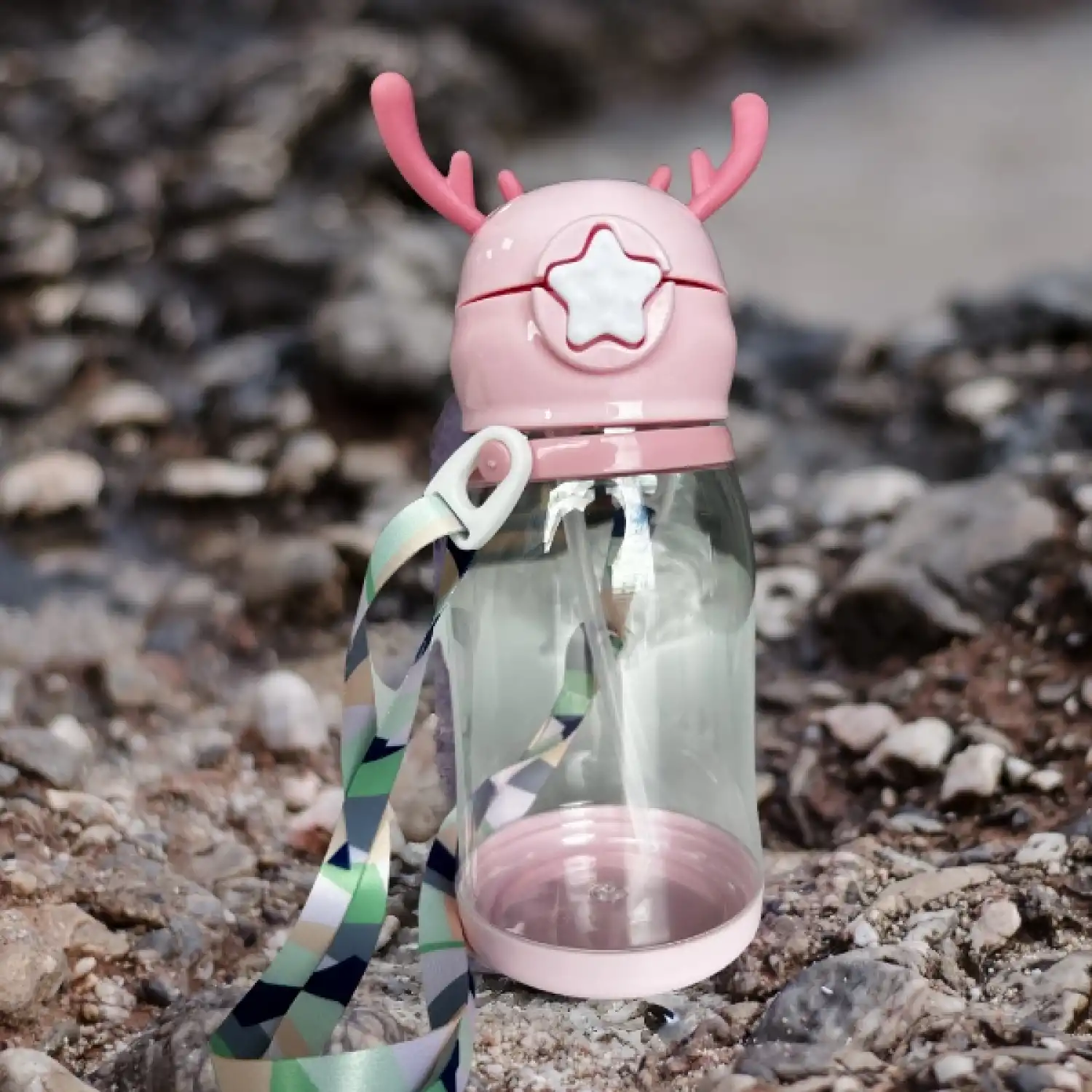 Geyikli Çocuk Suluk ve Matarası 500 ml