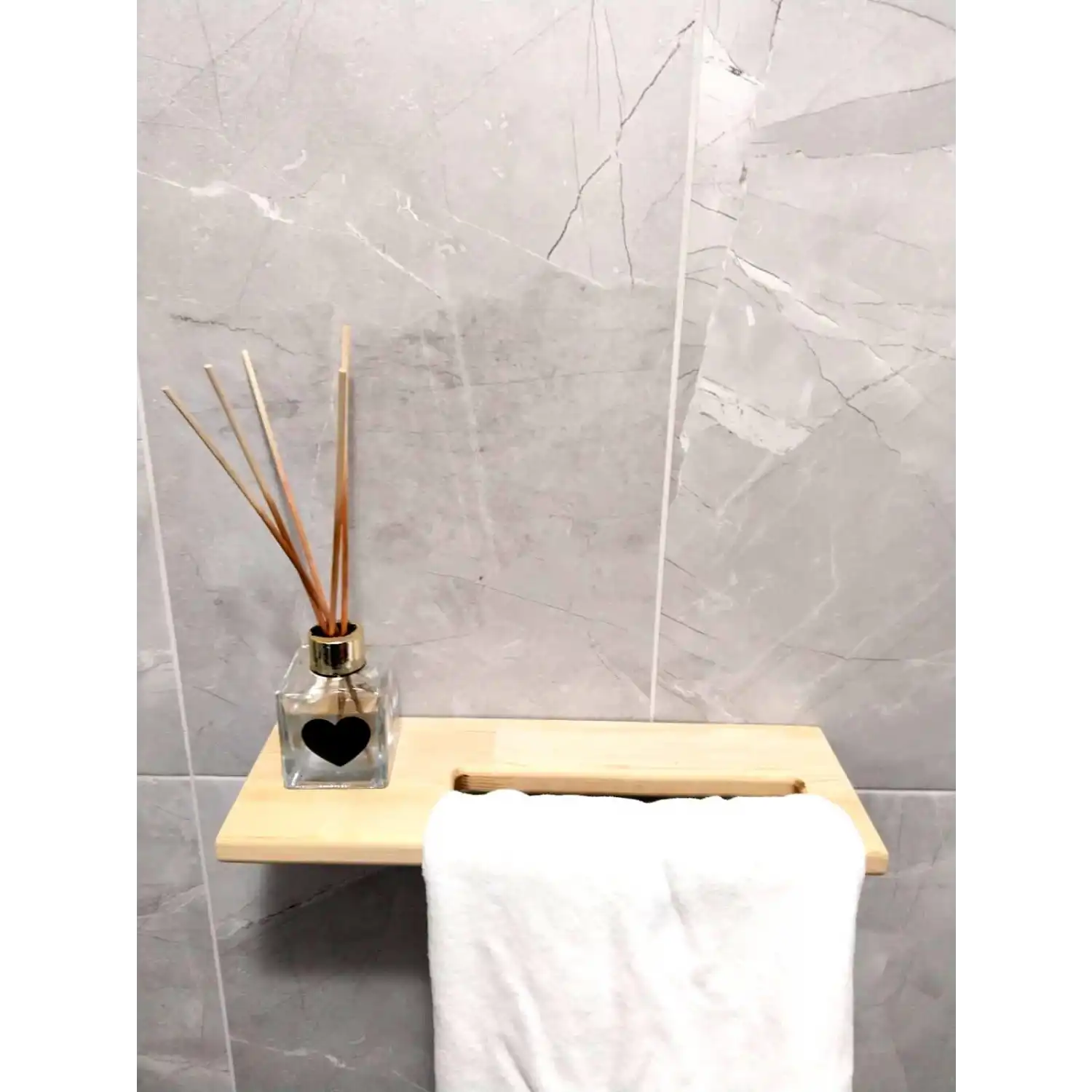 MASİF AHŞAP TUVALET KAĞIDI VE HAVLU TUTACAĞI