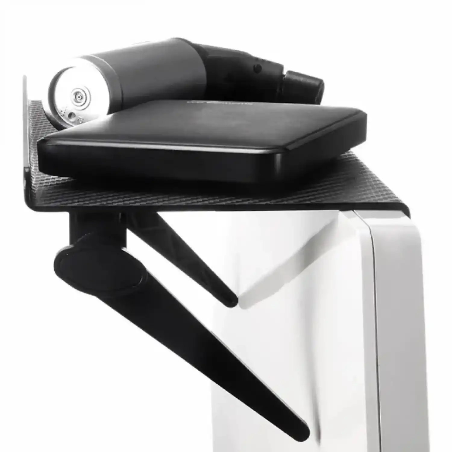 TV Ekranı Üst Raf Ayarlanabilir Bilgisayar Monitörü Masaüstü Ekran Standı Depolama Rafı Tutucu Ev Ofis Düzenleyici