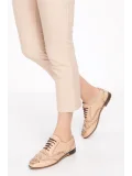 Gondol Hakiki Deri Anatomik Taban Casual Ayakkabı   esfa.109 Bej