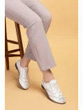 Gondol Hakiki Deri Anatomik Taban Casual Ayakkabı   esfa.109 Beyaz