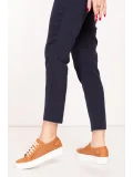 Gondol Kadın Iç Dış Hakiki Deri Günlük Sneaker als.369 Taba