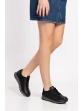Gondol Içi Dışı Hakiki Deri Anatomik Taban Spor Ayakkabı flf.444 Black GT
