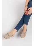 Gondol Hakiki Deri Süet Esnek Hafif Rahat Loafer sw.755 Gri
