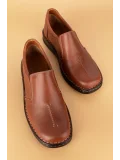 Gondol Erkek Hakiki Deri Günlük Klasik Ayakkabı kml.2023 Taba