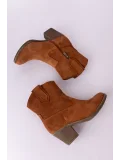 Gondol Kadın Hakiki Deri Western Tarz Bot anl.2800 Taba Süet