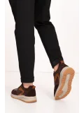 Gondol Erkek Hakiki Deri Günlük Rahat Ayakkabı src.1004 Kahverengi