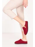 GONDOL İÇİ DIŞI KEÇE RAHAT VE HAFİF EV TERLİĞİ EV.320 Bordo