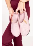 GONDOL İÇİ DIŞI KEÇE RAHAT VE HAFİF EV TERLİĞİ EV.320 Pembe