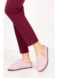 GONDOL İÇİ DIŞI KEÇE RAHAT VE HAFİF EV TERLİĞİ EV.320 Pembe
