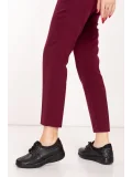 Gondol Comfort Bolle Ortopedik Deri Strech Ayakkabı at.4206 Siyah Yılan
