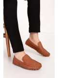 Gondol Erkek Hakiki Deri Hafif Taban Loafer Ayakkabı tx.13800 Taba
