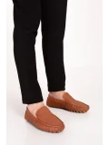 Gondol Erkek Hakiki Deri Hafif Taban Loafer Ayakkabı tx.13800 Taba