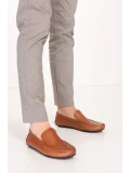 Gondol Erkek Hakiki Deri Hafif Taban Loafer Ayakkabı tx.10860 Taba