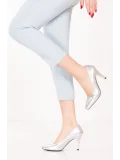 Gondol Hakiki Deri Stiletto-vdt.25 Lame