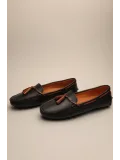 Gondol Kadın Hakiki Deri Klasik Loafer Siyah 41 ttx.786
