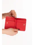 Gondol Hmx Polo Günlük Kullanışlı Kartlık Cüzdan hmx.111 Kırmızı