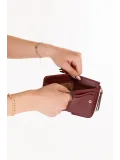 Gondol Hmx Polo Günlük Kullanışlı Kartlık Cüzdan hmx.115 Bordo