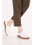 Gondol Hakiki Deri Anatomik Taban Rahat Günlük Ayakkabı usl.2201 Beyaz