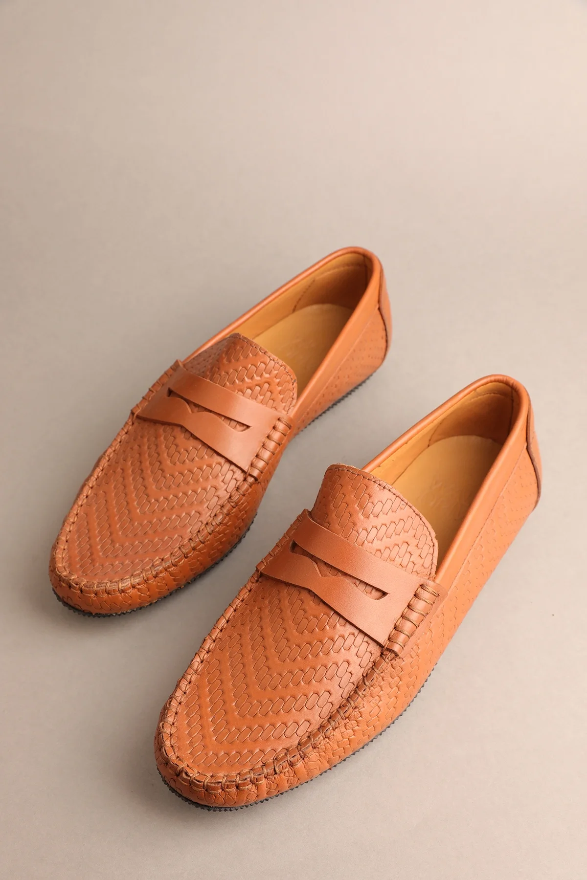 Gondol Erkek Hakiki Deri Klasik Loafer Taba 41 ttx.20132