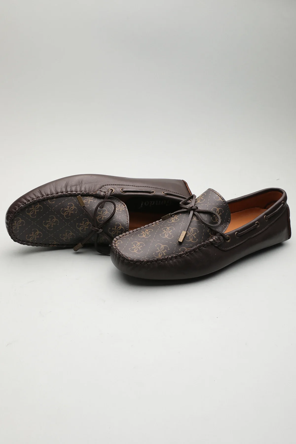 Gondol Erkek Hakiki Deri Klasik Loafer Kahverengi 40 ttx.650