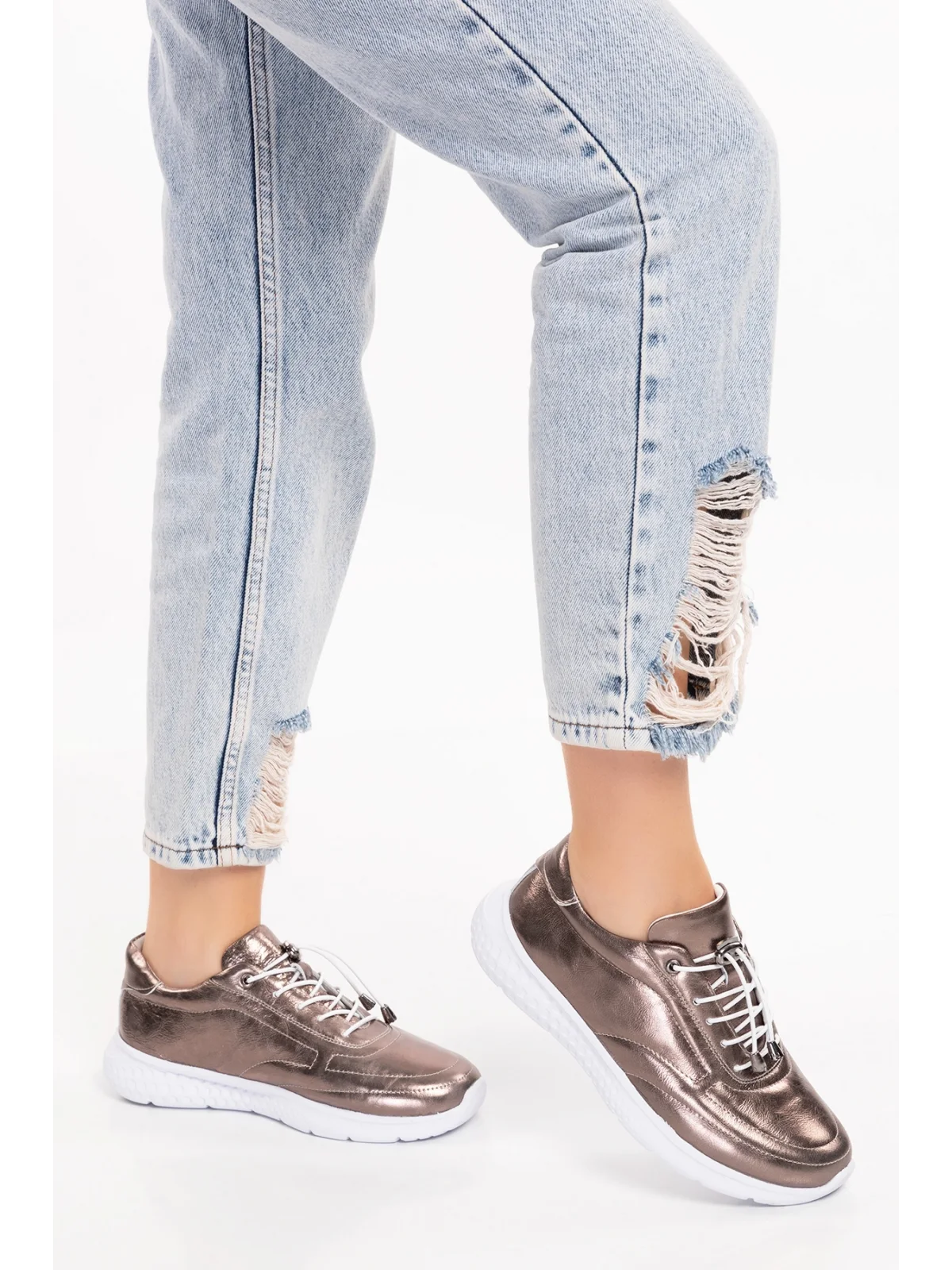 Gondol Içi Dışı Hakiki Deri Faylon Taban Hafif Spor Ayakkabı es.110 Antrasit