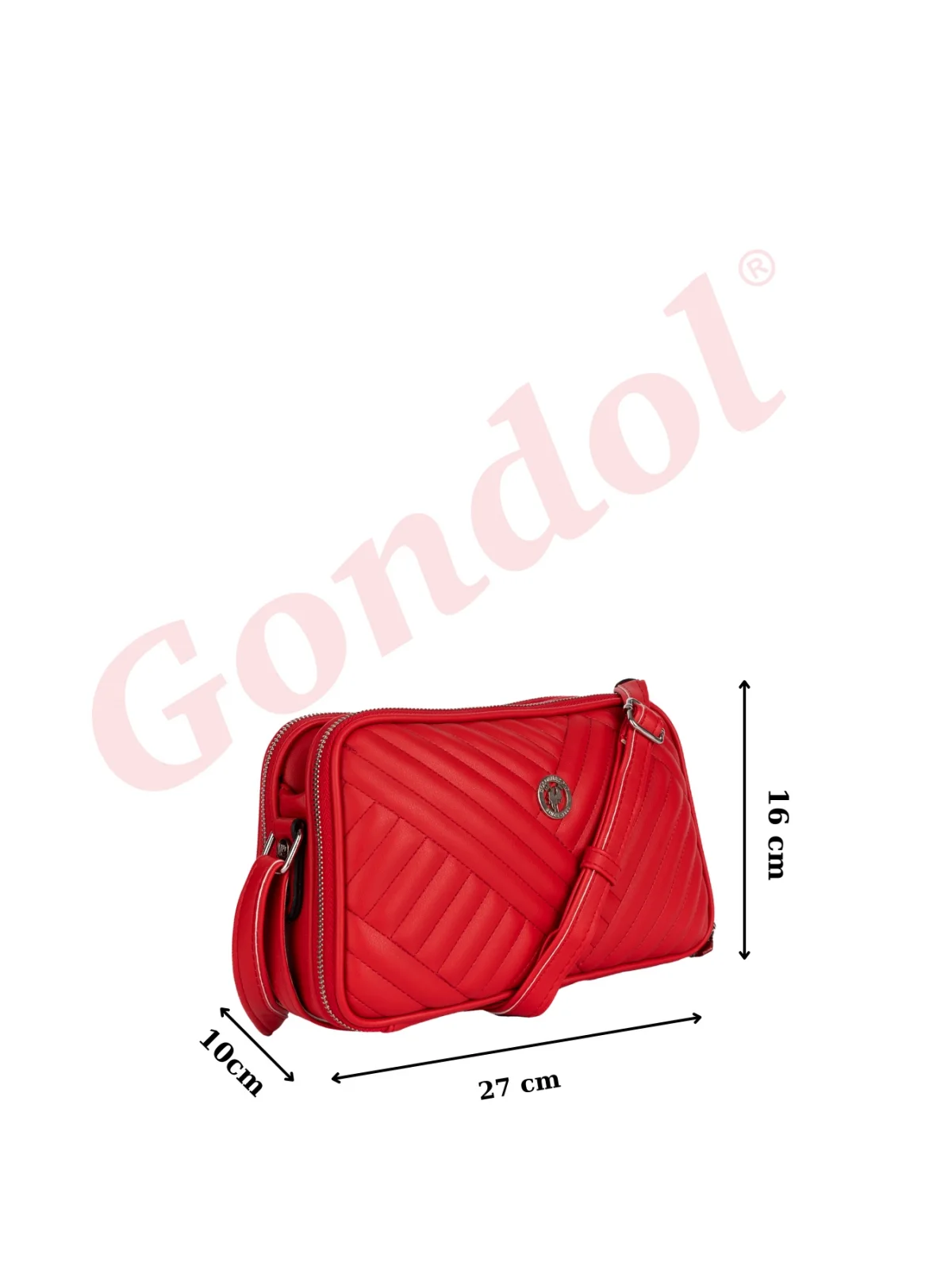 Gondol Kadın Günlük Çapraz Omuz Çantası gp.1327 Vizon Desen