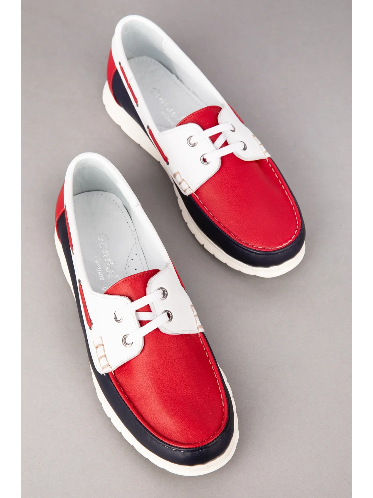 Gondol Kadın İçi Dışı Hakiki Deri Esnek Hafif Rahat Loafer ell.7005 Tommy