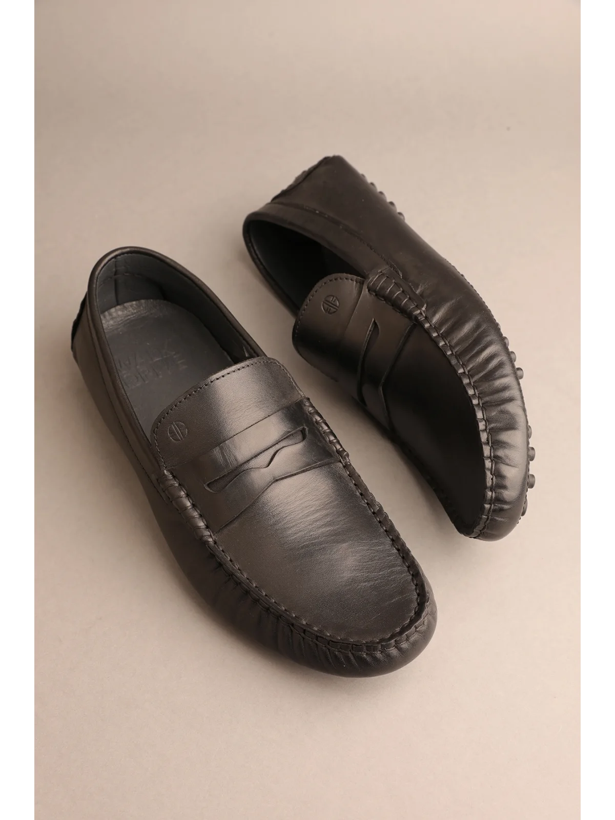 Gondol Erkek Hakiki Deri Klasik Loafer Lacivert 41 ttx.294