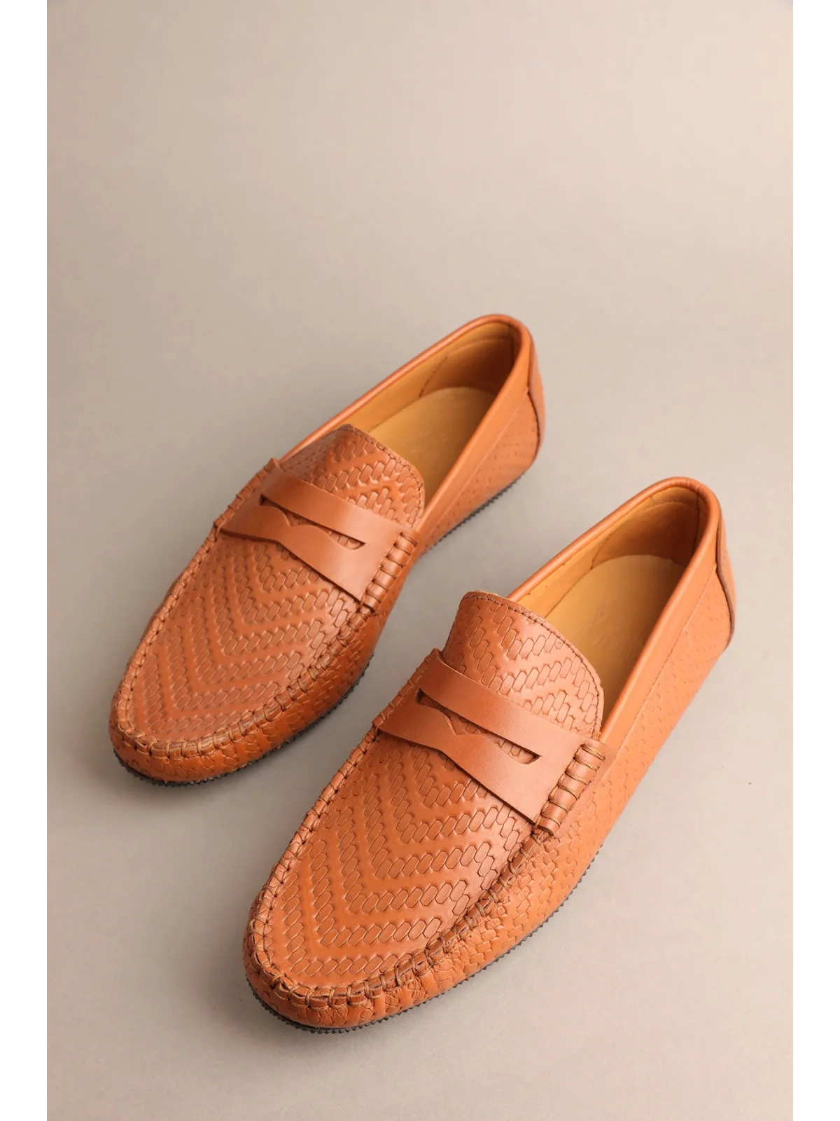Gondol Erkek Hakiki Deri Klasik Loafer Taba 41 ttx.20132