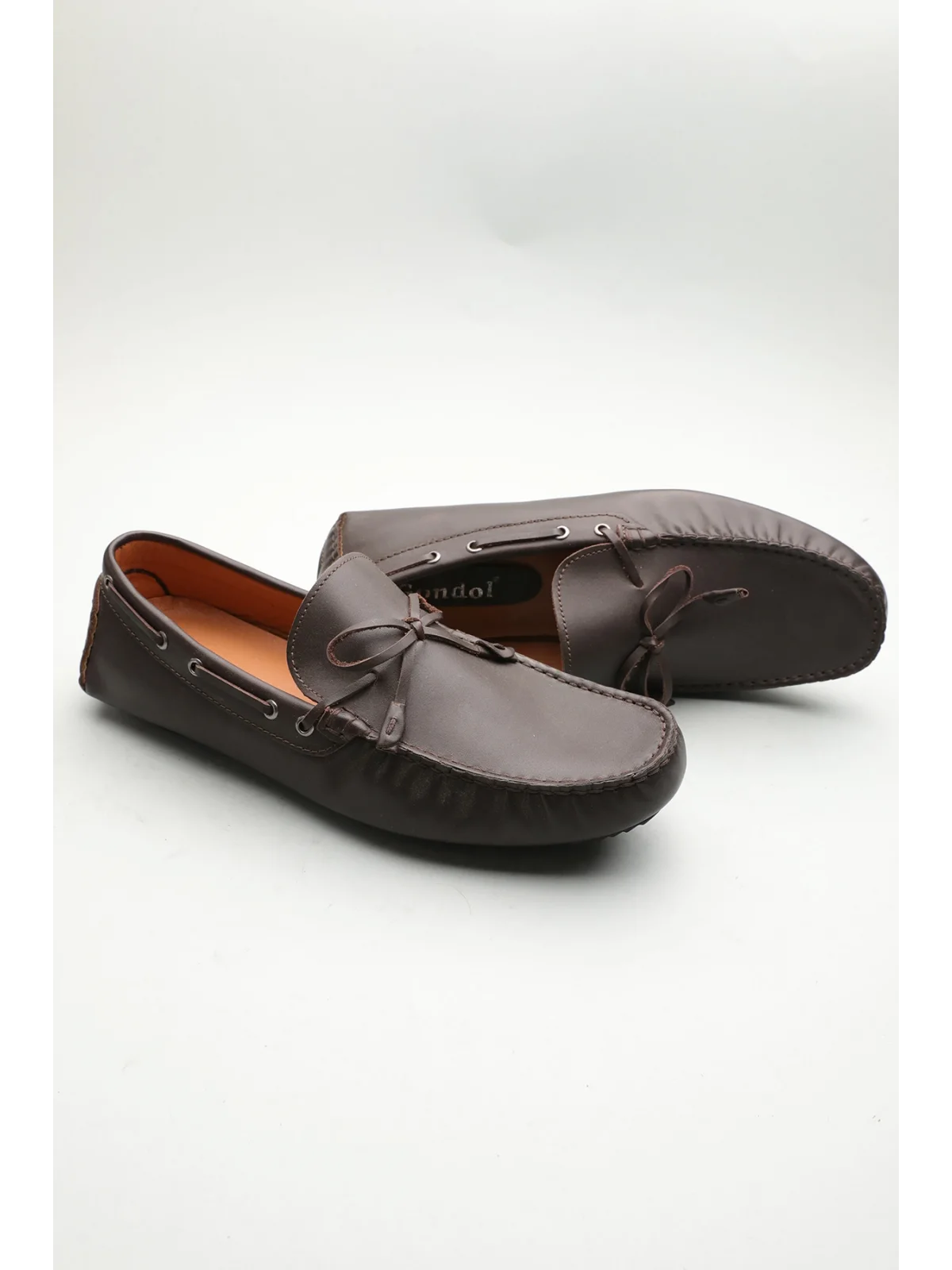 Gondol Erkek Hakiki Deri Klasik Loafer Kahverengi 42 ttx.601219