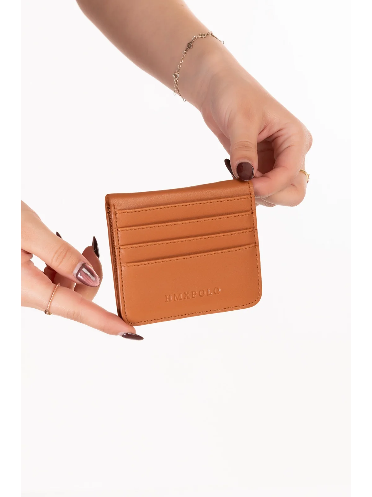 Gondol Hmx Polo Günlük Kullanışlı Kartlık Cüzdan hmx.111 Taba