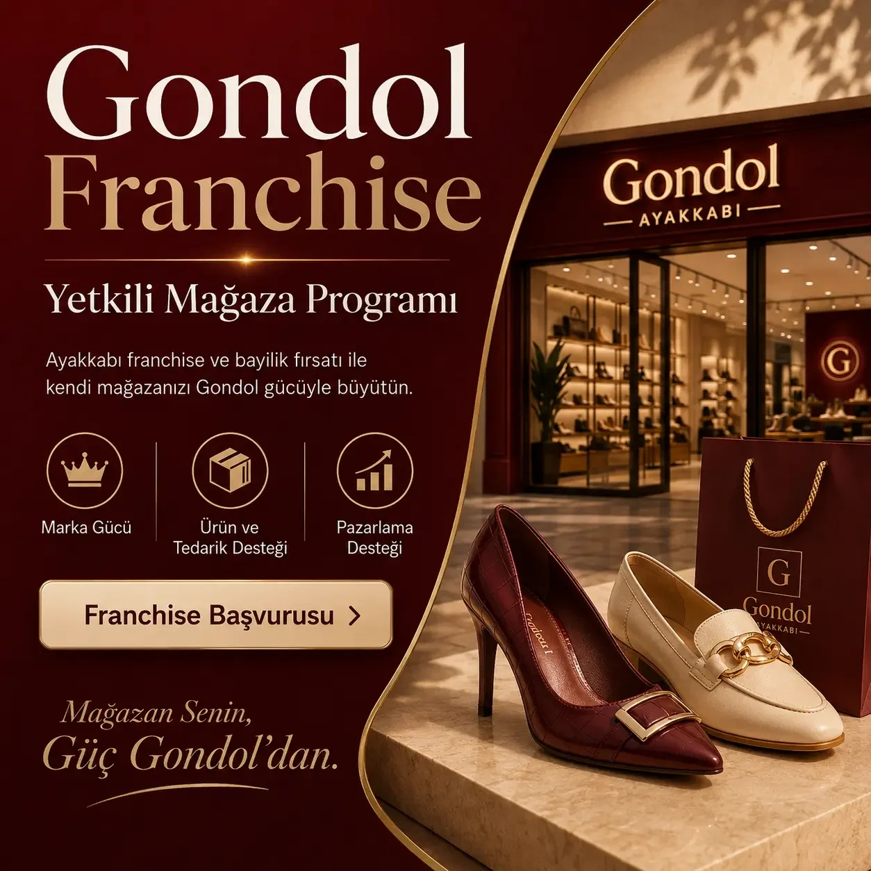Gondol Ayakkabı Franchise ve Yetkili Mağaza Programı