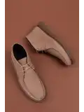Gondol Erkek Hakiki Deri Günlük Bot src.504 Bej Nubuk