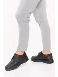 Gondol Içi Dışı Hakiki Deri Anatomik Taban Casual Ayakkabı SRC.09 Siyah