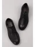 Gondol Içi Dışı Hakiki Deri Anatomik Taban Casual Ayakkabı SRC.09 Siyah