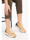 Gondol Içi Dışı Hakiki Deri Anatomik Taban Spor Ayakkabı GNDL.20571 Multi