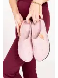 GONDOL İÇİ DIŞI KEÇE RAHAT VE HAFİF EV TERLİĞİ EV.320 Pembe