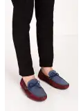 Gondol Erkek Hakiki Deri Hafif Taban Loafer Ayakkabı tx.1871 Laci-Bordo