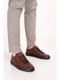 Gondol Erkek Hakiki Deri Rahat Taban Casual Ayakkabı tx.7660 Taba