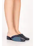 Gondol Hakiki Deri Şık Topuklu Ev Teliği özl.45 Laci Kombin